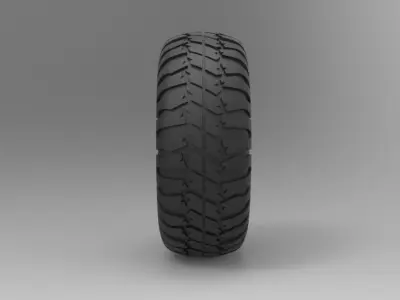 Offroad wheel 9 3D model