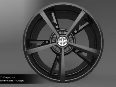 Tyre  Rim XAC-R02 Free 3D model
