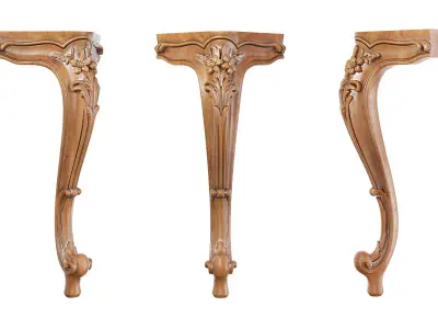 Classic leg 075 3D model