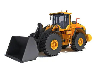 Wheel Loader Construction Machinery 3D model