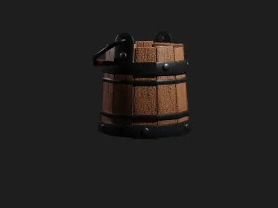 old well 3D model purchase