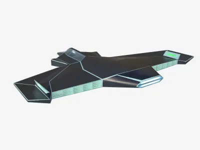 space mosquito v5 Low-poly 3D model