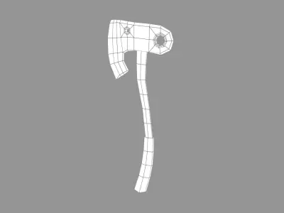 Low Poly Melee Weapons Pack  Low-poly 3D model
