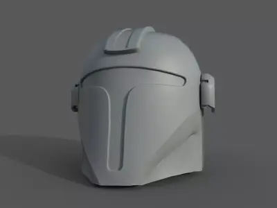 Armor Helmet Low-poly 3D model
