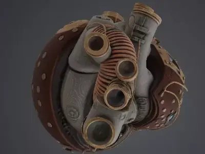 Mechanical Heart 3D print model