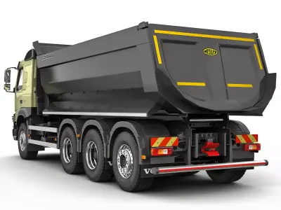 Volvo FMX 8X4 Tridem 3D model