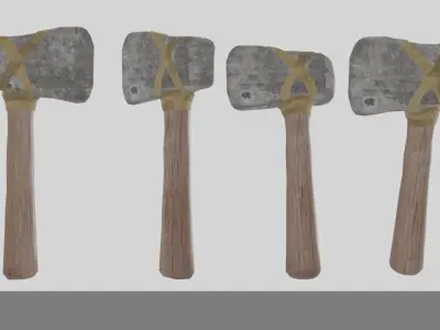 weapons axe 3D model