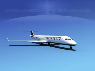 Bombardier CRJ900 Air Charter Intl 3D model