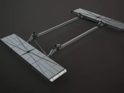 MH-6 EPS Early High-Poly and CAD 3D model