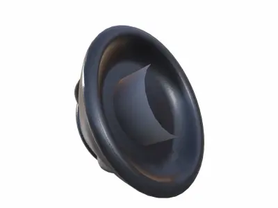 Industrial Knob Low-poly 3D model