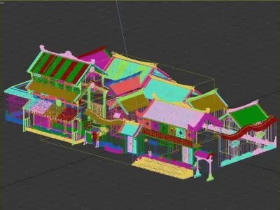 Ancient architecture 3D model