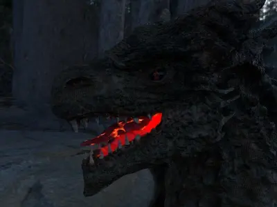 Dragon Young Blood Low-poly 3D model