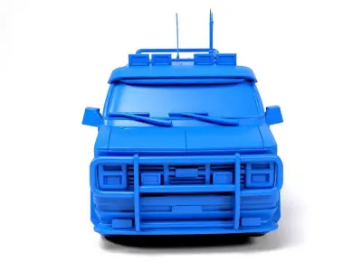 A team Van 3D print model