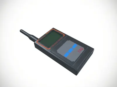 Frequency Meter Low-poly 3D model