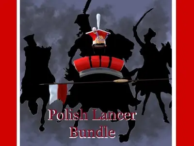 Napoleons Polish Lancer Gear set 3D model