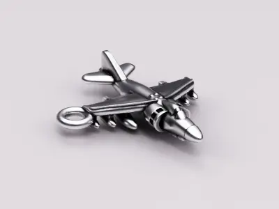 Sea harrier pendant 3D print model