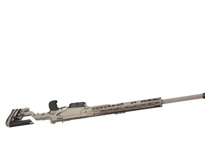 AXSR  sniper rifle 3D model