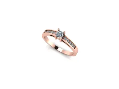 Classic Ring 3D print model buy