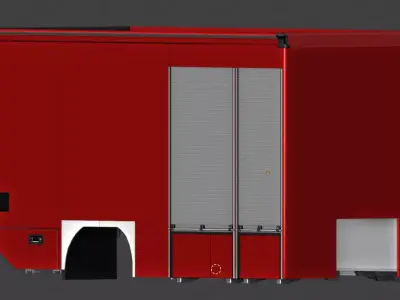 Schlingmann GW-Logistik Aufbau 3D model