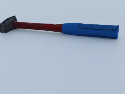 Low Poly Hammer Low-poly 3D model get