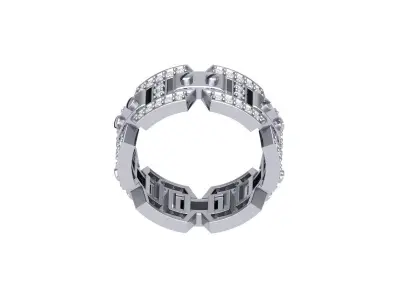 Wedding Ring  3D print model 95