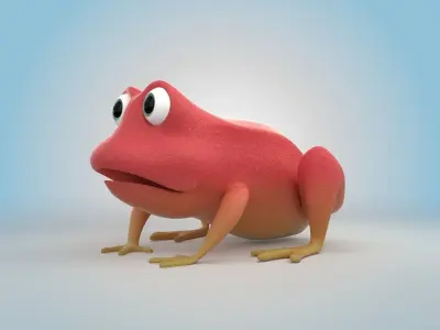 Tomato Frog 3D model