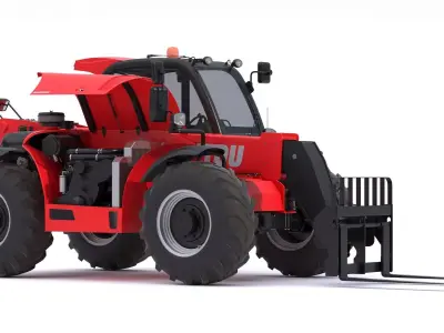 Manitou MT732 Telescopic Handler 3D model
