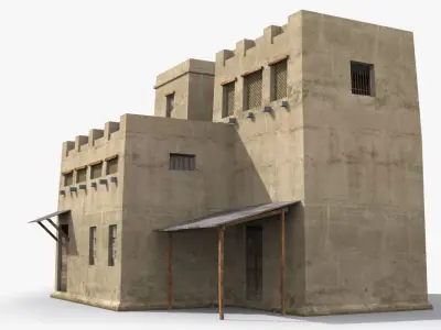 Arab x28 Low-poly 3D model