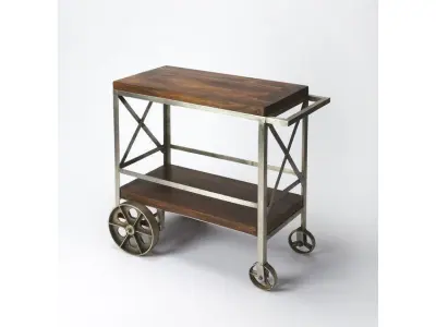Kealy Metal Bar Cart 3D model