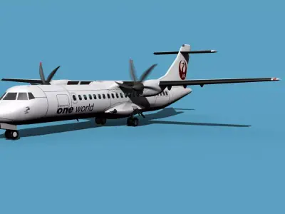 ATR  ATR-72-600 Hokkaido Air System HAC 3D model