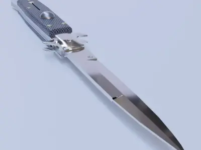 Foldable Knife for Blender 3D model
