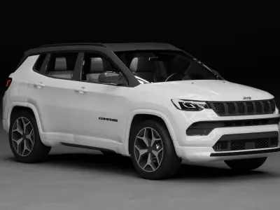 Jeep Compass 3D Model 3D model