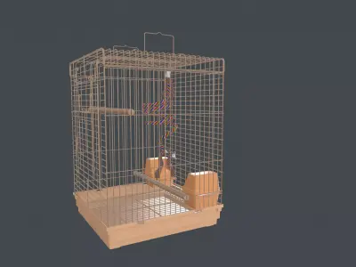 Bird Cage 3D model get