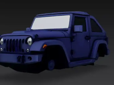 Jeep upper body part 3D model by im3dking from CGTrader