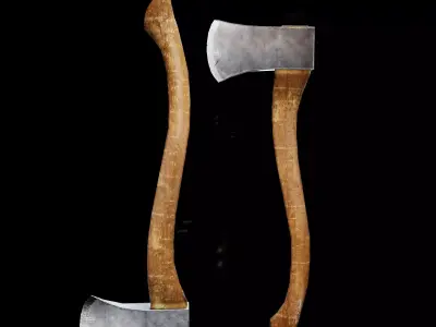 Survival Weapons Collection Low-poly 3D model