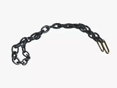 Steel Chain 3D model purchase