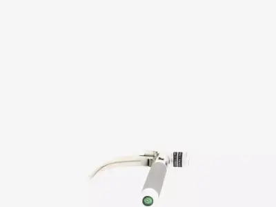 3D Model of Medical Laryngoscope Curved Blade LED Illumination 3D model