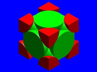 FCC unit cell Free 3D model