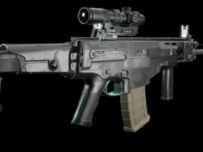 ARX200 Assault Rifle    LOW-POLY Low-poly 3D model