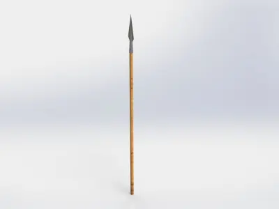 WG 7011 - Spear Low-poly 3D model