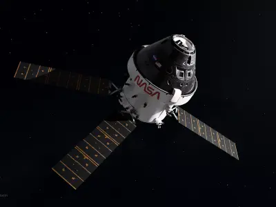 Orion Spacecraft Capsule - Artemis mission PBR TXT inspired 3D model