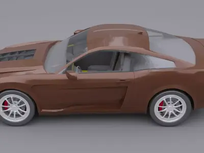 Generic Muscle car Mark 3b 3D model