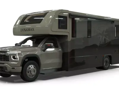 2027 SILVERADO CAMPER with Dynamax Isata 6 3D model