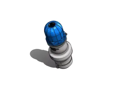 Tomada Movel Scame 213 1633 Mobile Electrical Outlet 3D model