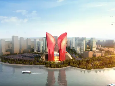 3Dmax fashion city commercial square building 19 3D model