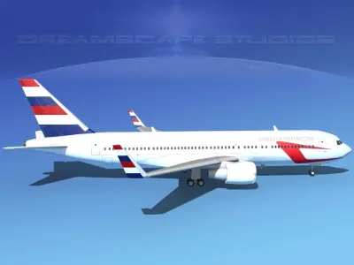 Boeing 767-300 Air Dynamic 3D model