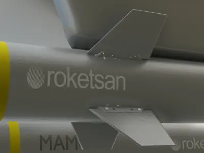 MAM L and MAM C    Micro Smart Munition  Bomb Low-poly 3D model