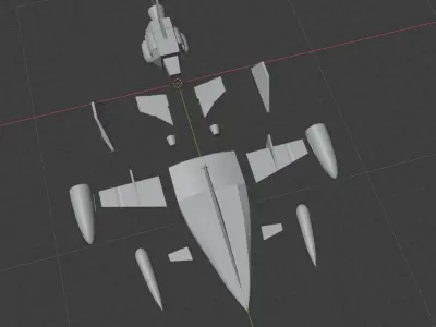 Uchu no Kishi Tekkaman - Angelo dello Spazio - Resin Kit 3D model