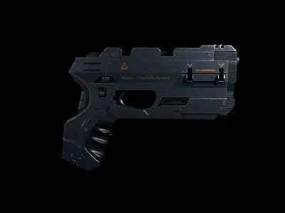 Sci-Fi  Pistol 3D model