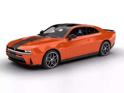 Dodge Charger Scat Pack Sixpack 2026 3d model 3D model purchase